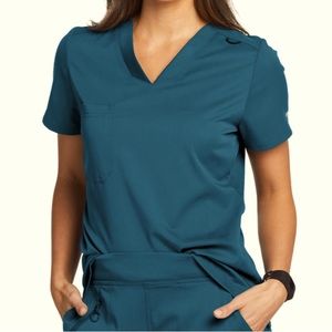 Grey’s Anatomy spandex stretch scrub set. Size-small; Color-Bahama; NWOT